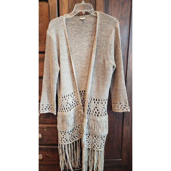Crochet boho cardigan size Medium - Picture 2 of 6